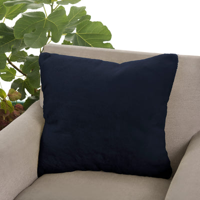 Soft Rosie Rabbit Fur Pillow 18x18" | Jenin Home Furnishing.