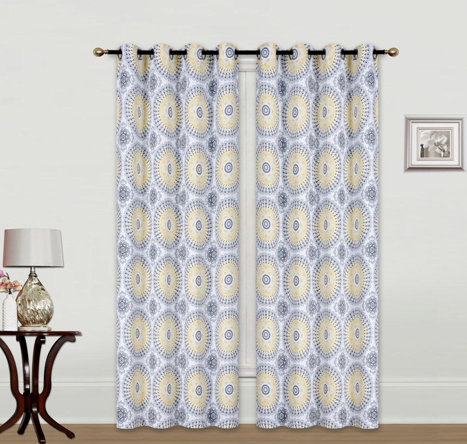BT289- PRINTED WOVEN CURTAINS