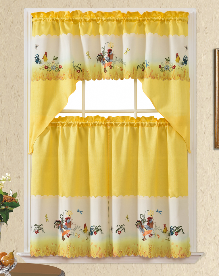 BT621-POLYESTER KITCHEN CURTAIN