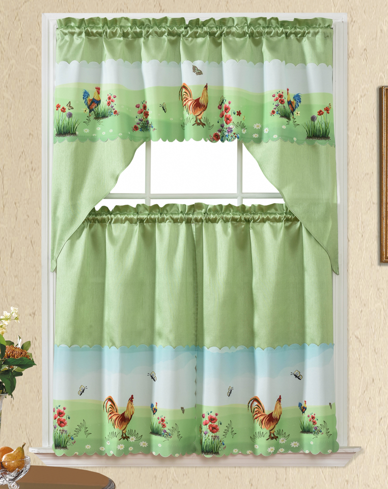 BT627-POLYESTER KITCHEN CURTAIN