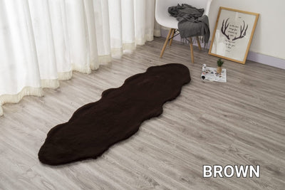 SOLID RABBIT FUR RUG BT666