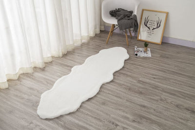 SOLID RABBIT FUR RUG BT666