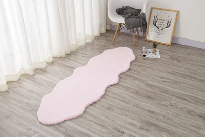 SOLID RABBIT FUR RUG BT666