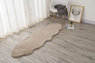 SOLID RABBIT FUR RUG BT666