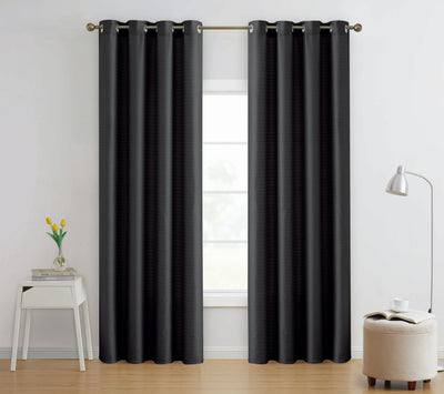 JACQUARD WINDOW CURTAIN WITH 8 GROMMETS BT564