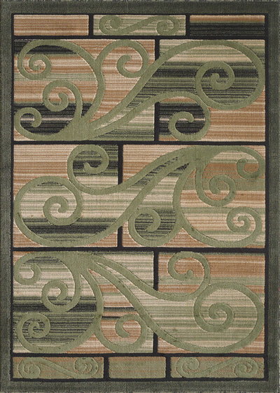 Majestic Indoor Area Rug Modern Contemporary Swirl Design | Jenin Home Furnishing.