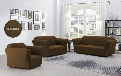 Solid Stretch Spandex Sofa Cover Slip Cover Set | Jenin Home Furnishing.