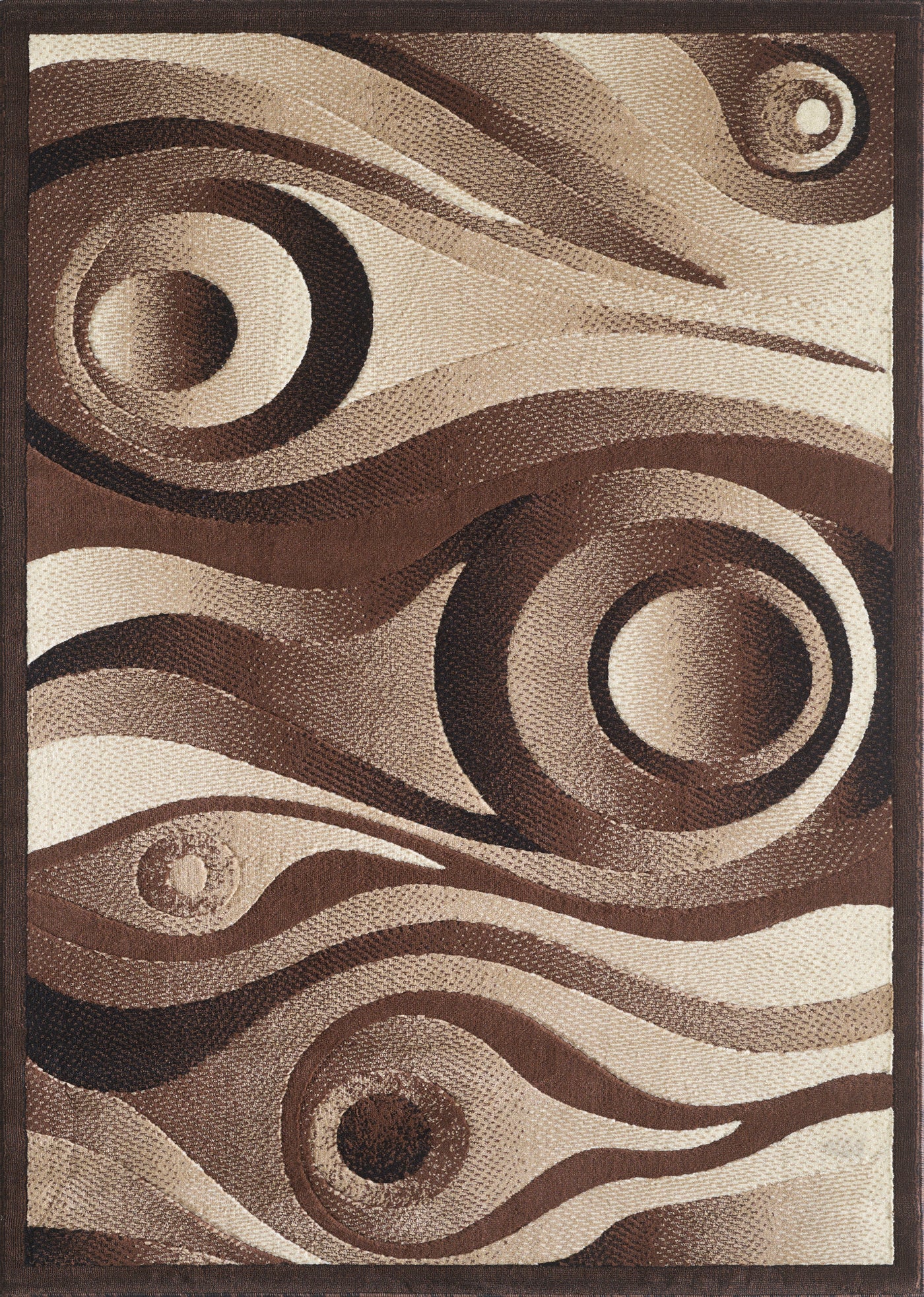 Majestic Indoor Area Rug Modern Contemporary Swirl Abstract Design