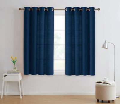 JACQUARD WINDOW CURTAIN WITH 8 GROMMETS BT563