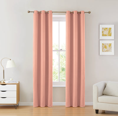 SOLID BLACKOUT WITH 6 GROMMETS CURTAIN